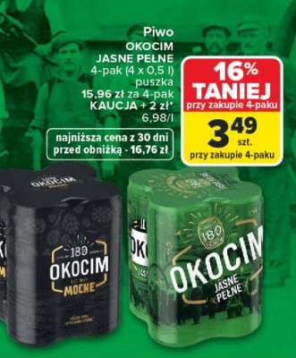 Piwo Okocim Jasne Pełne*