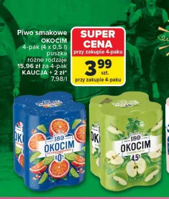 Piwo smakowe OKOCIM 4-pak