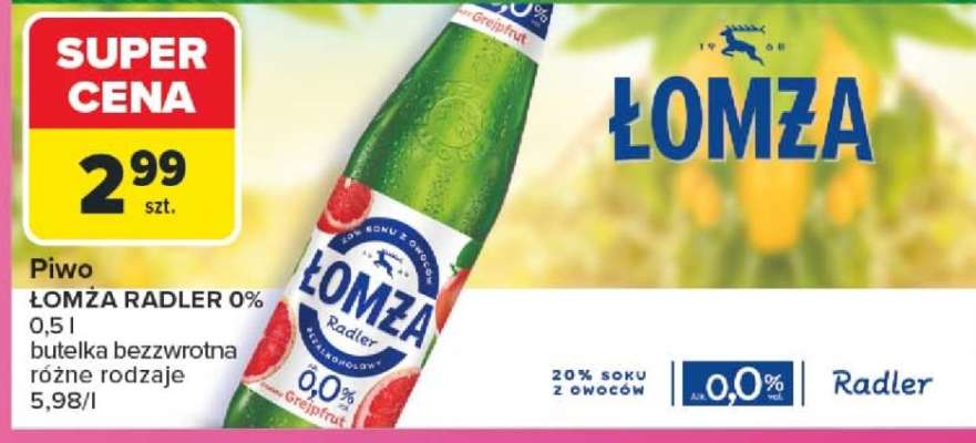ŁOMŻA RADLER 0%