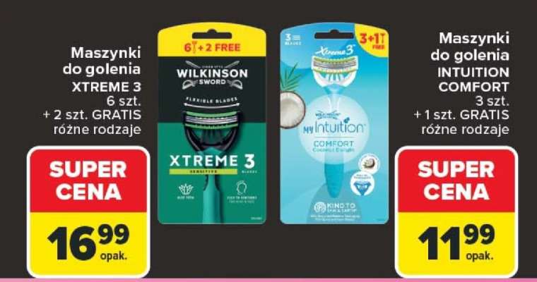 Maszynki do golenia INTUITION COMFORT
