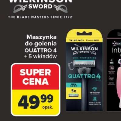 Maszynka do golenia QUATTRO 4 + 5 wkładów