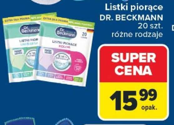 Listki piorące Dr. Beckmann