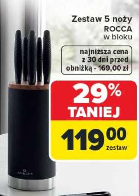 Zestaw 5 noży ROCCA w bloku