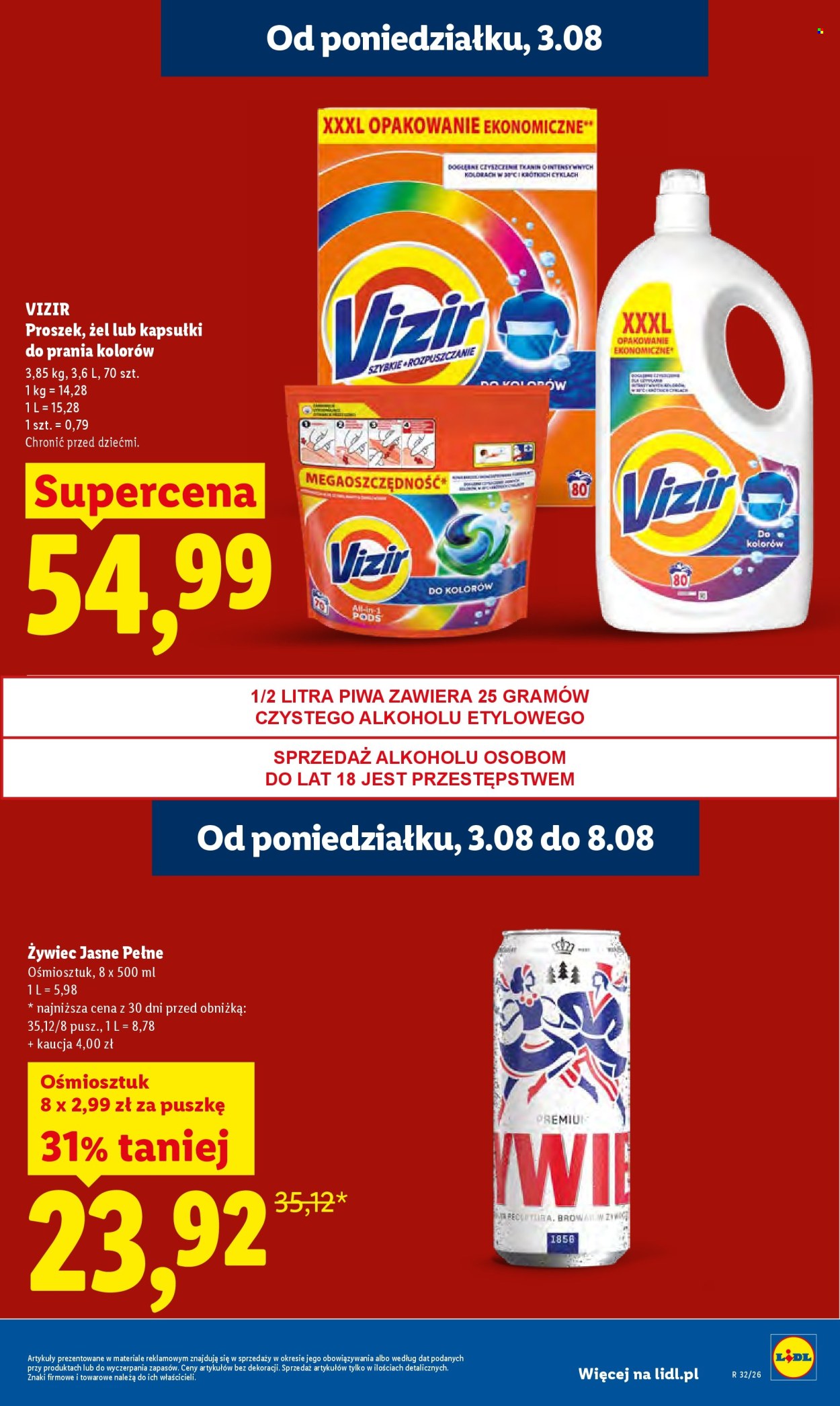 Leták Lidl - 3.8.2026 - 5.8.2026. Strana 23