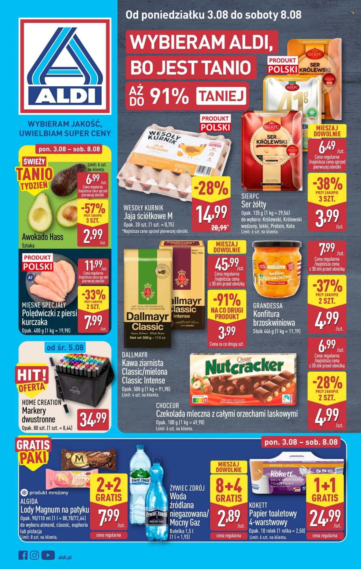 Gazetka ALDI - 3.08.2026 - 8.08.2026. Strona 1