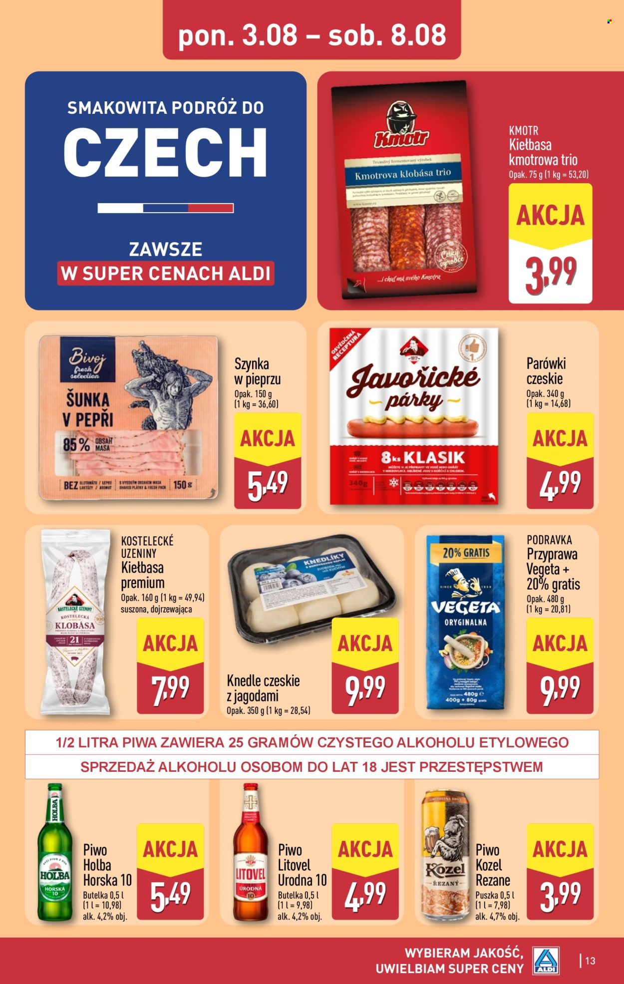 Gazetka ALDI - 3.08.2026 - 8.08.2026. Strona 13