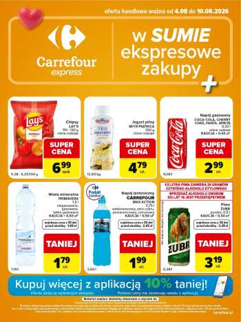 Gazetka Carrefour Express - 4.08.2026 - 10.08.2026.