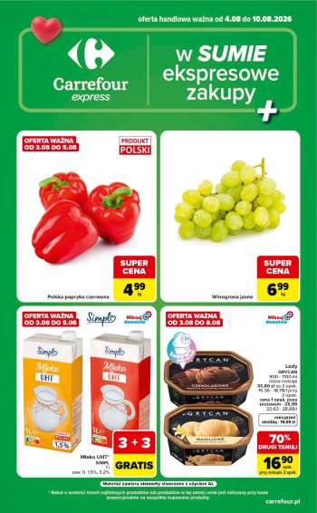 Gazetka Carrefour Express - 4.08.2026 - 10.08.2026.