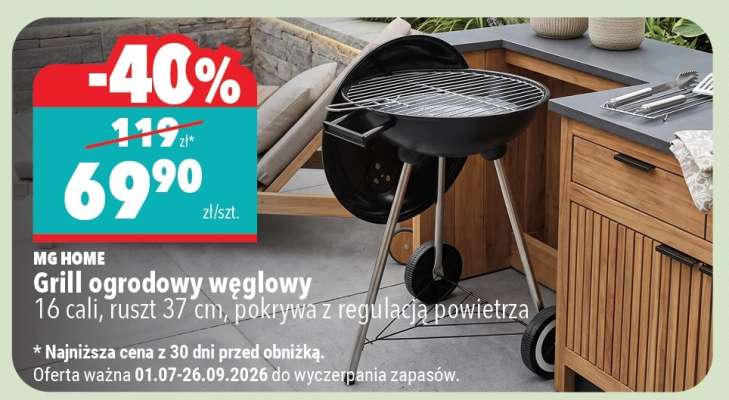 Grill ogrodowy węglowy