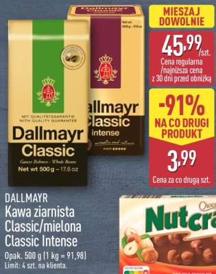 DALLMAYR Kawa ziarnista Classic/mielona Classic Intense