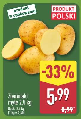 Ziemniaki myte 2,5 kg