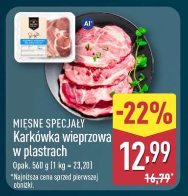 Karkówka wieprzowa w plastrach