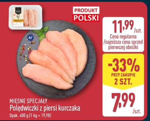 Poledwiczki z piersi kurczaka