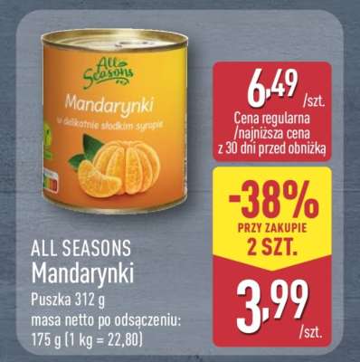 ALL SEASONS Mandarynki