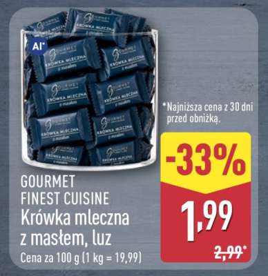 GOURMET FINEST CUISINE Krówka mleczna z masłem, luz