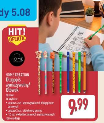 HOME CREATION Długopis wymazywalny/Ołówek