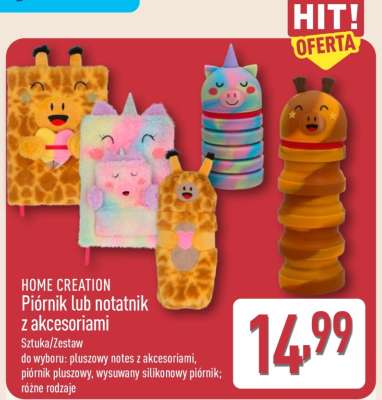 HOME CREATION Piórnik lub notatnik z akcesoriami