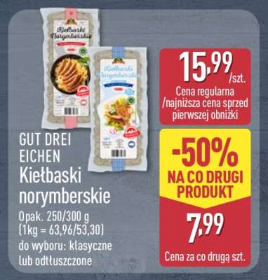 GUT DREI EICHEN Kiełbaski norymberskie