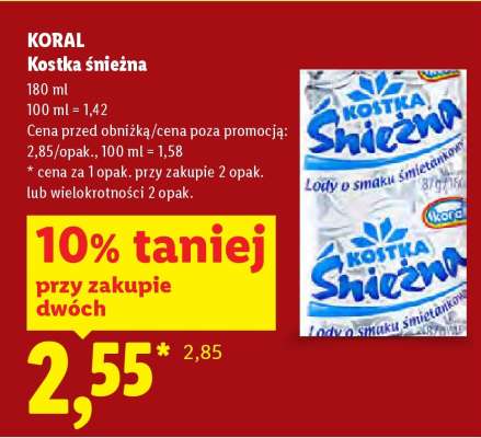 KORAL Kostka śnieżna