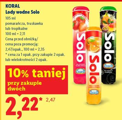 KORAL Lody wodne Solo