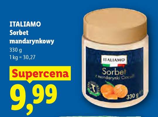 ITALIAMO Sorbet mandarynkowy
