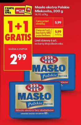 Masło Ekstra Polskie Mlekovita , 200 g