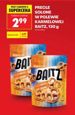 Precle solone w polewie karmelowej Baitz, 130 g