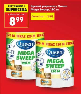 Ręcznik papierowy Queen Mega Sweep, 120 m