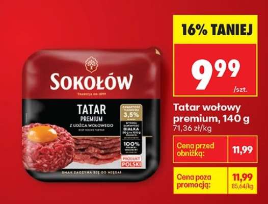 Tatar wołowy premium, 140 g