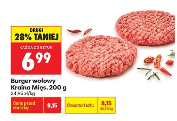 Burger wołowy Kraina Mięs 200 g
