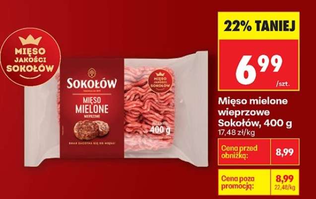 Mięso mielone wieprzowe Sokołów, 400 g