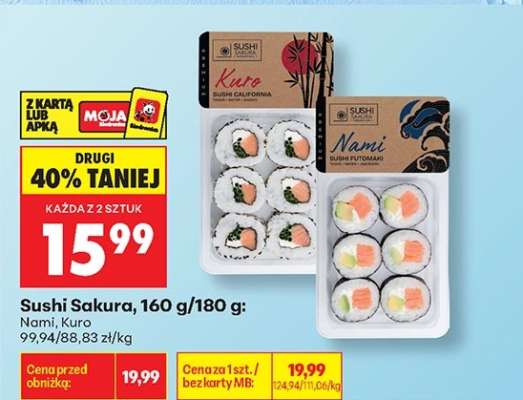 Sushi Sakura, 160 g/180 g