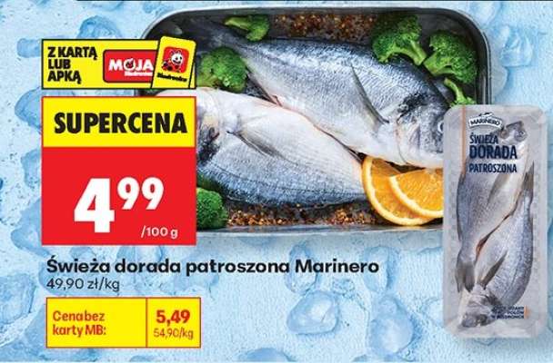 Świeża dorada patroszona Marinero
