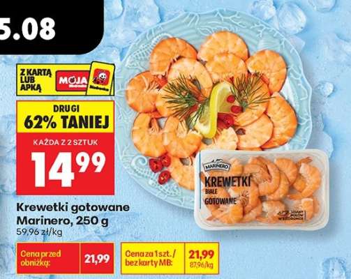 Krewetki gotowane Marinero 250 g