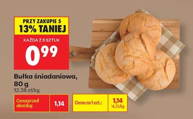 bułka śniadaniowa 80 g