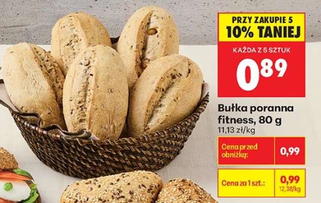 bułka poranna fitness , 80 g