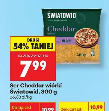 Şer Cheddar wiórki Światowid 300 g