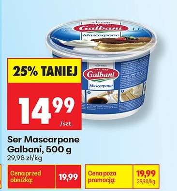 Ser Mascarpone Galbani 500 g