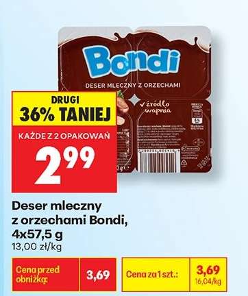 Deser mleczny z orzechami Bondi 4x57,5 g