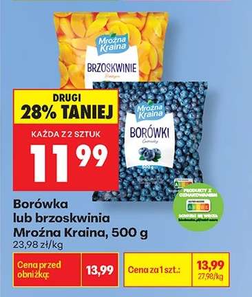 Borówka lub brzoskwinia Mroźna Kraina, 500 g