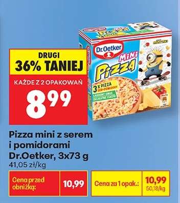 Pizza mini z serem i pomidorami Dr.Oetker 3x73 g