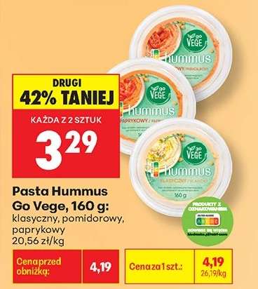 Pasta Hummus Go Vege, 160 g