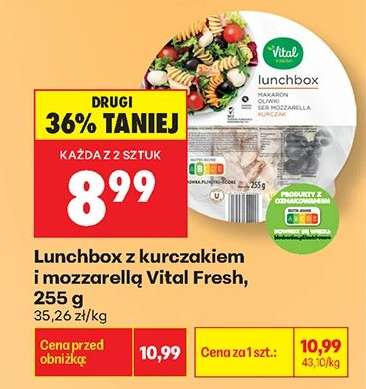 Lunchbox z kurczakiem i mozzarellą Vital Fresh, 255 g