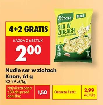 Nudle ser w ziołach Knorr, 61 g