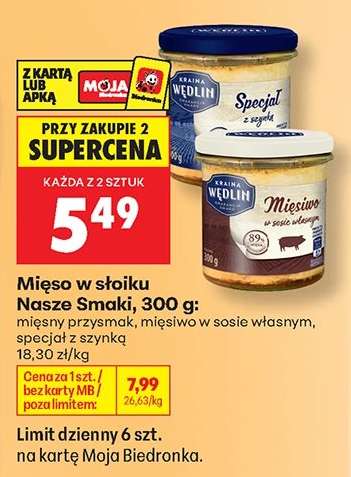 Mięso w słoiku Nasze Smaki, 300 g
