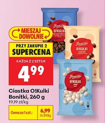Ciastka O!Kulki Bonitki, 260 g
