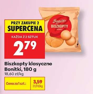 Biszkopty klasyczne Bonitki, 180 g