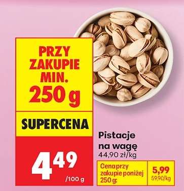 Pistacje na wagę