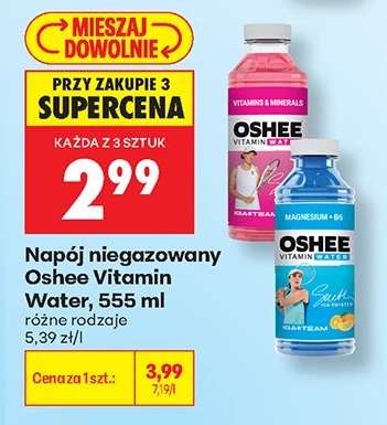Napój niegazowany Oshee Vitamin Water, 555 ml