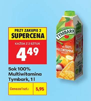 Sok 100% Multiwitamina Tymbark, 1 l